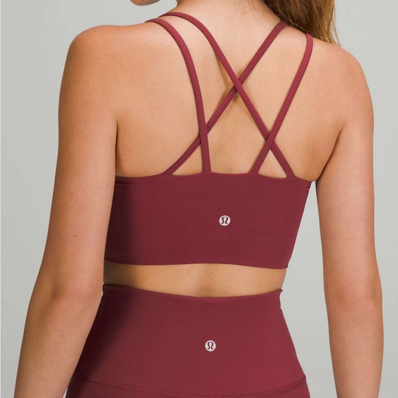 lululemon athletica Other - Lululemon Like a Cloud Longline Bra • Size 4 • Mulled Wine • NWOT